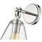 Z-Lite Harper 1 Light Wall Sconce, Polished Nickel & Clear 806-1S-PN - alternate 6